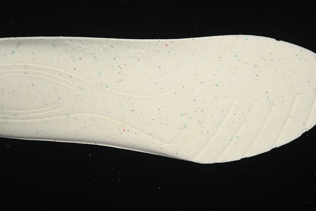 Close-up of the shoe outsole