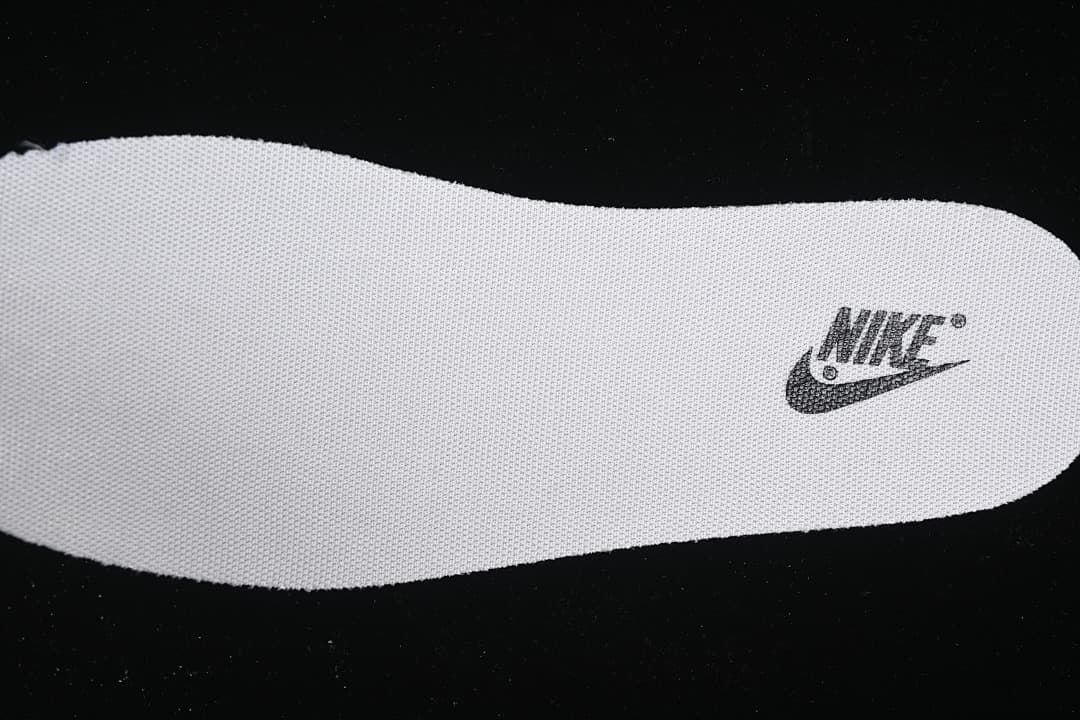 White shoe insert with a Nike logo