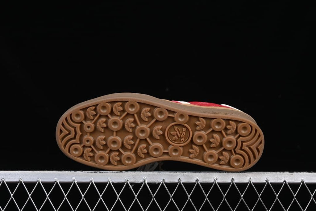 Underside view showing the gum-tone outsole tread