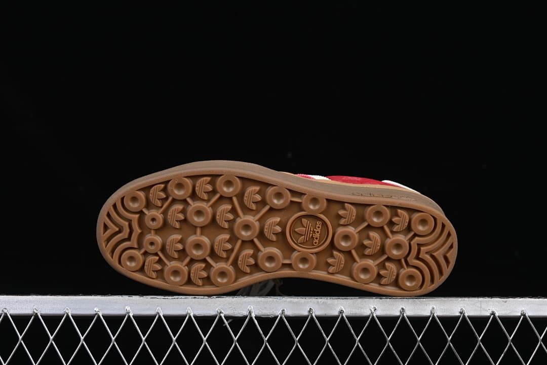 Underside view showing the gum-tone outsole tread
