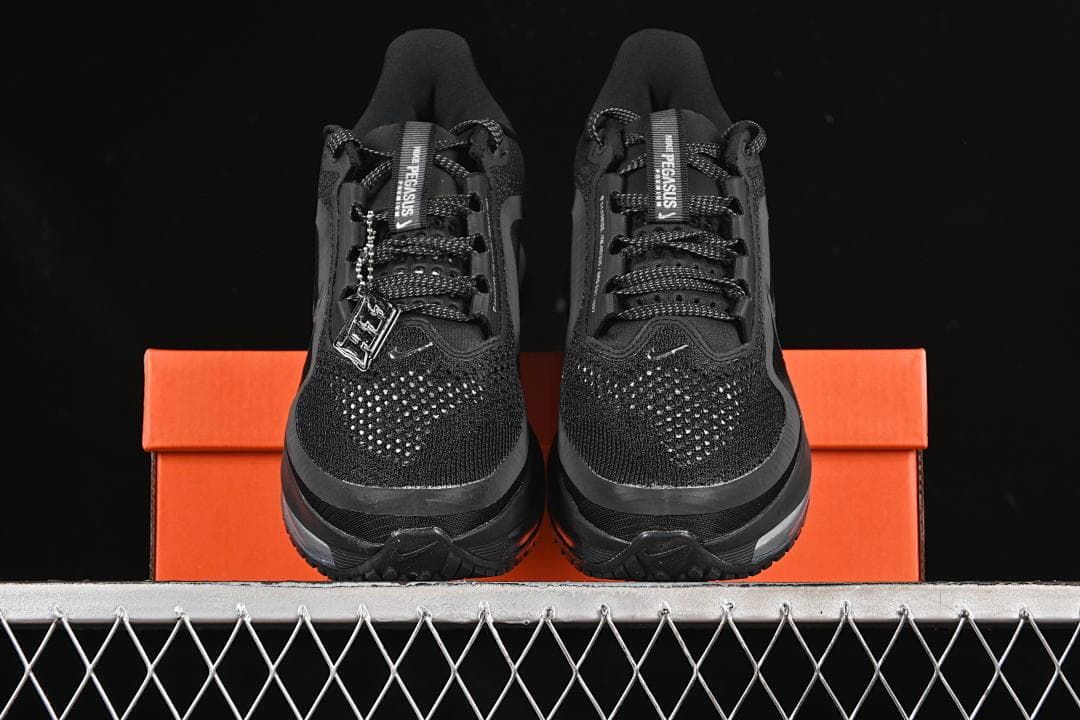 Front view of the pair showing perforated mesh toe boxes.