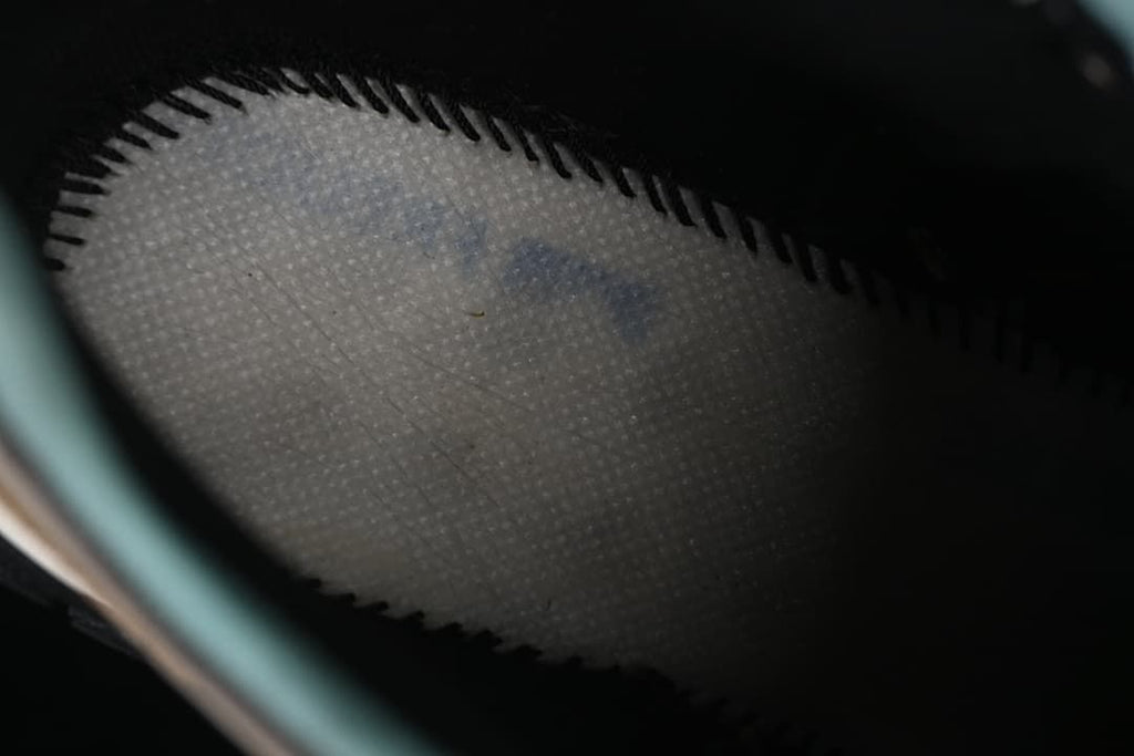 Close-up of the boot's textured interior lining