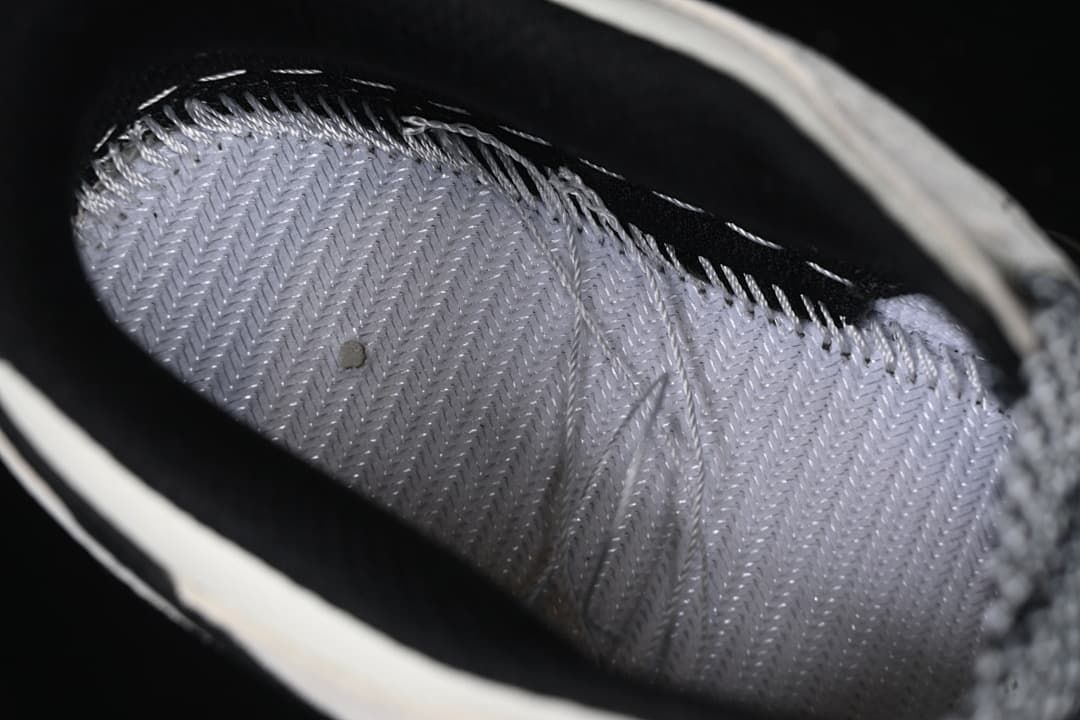 Close-up of the sneaker's textured inner lining