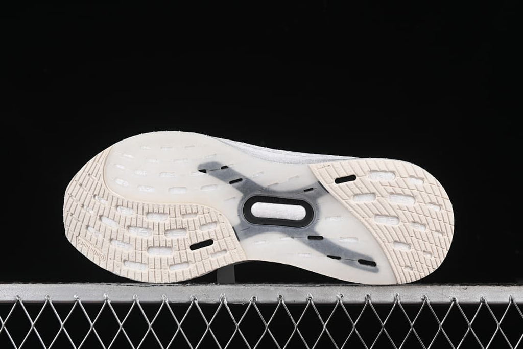 Underside view showing the patterned outsole