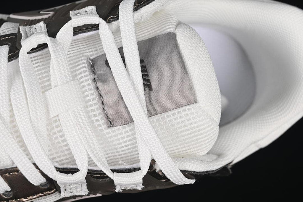 Close-up of the laces and tongue