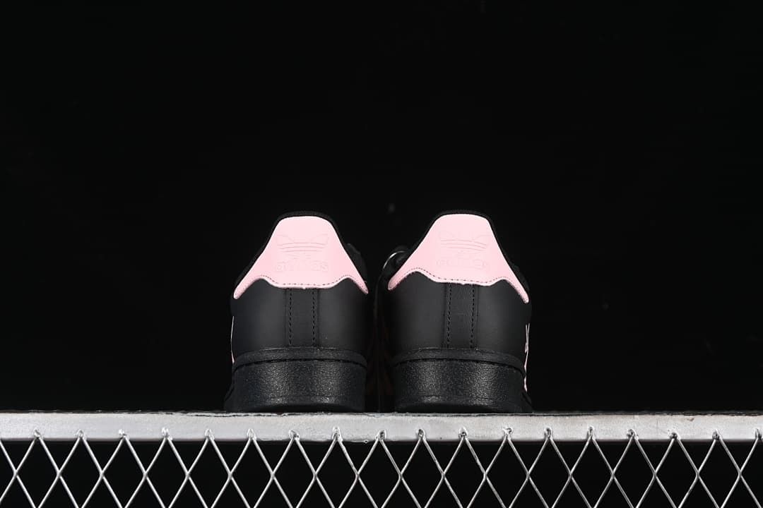 Back view of the pair with pink heel tabs
