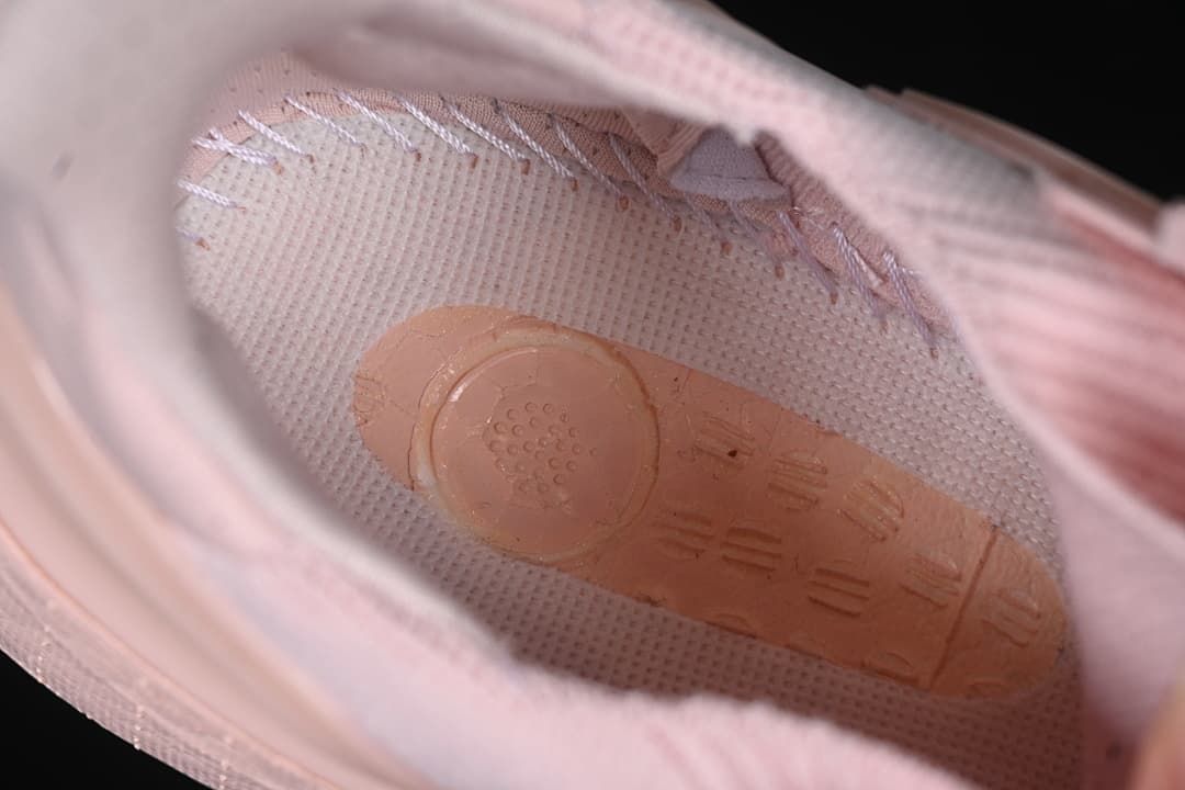 Close-up of the shoe interior and insole