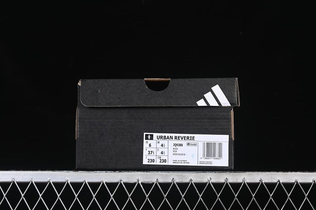 Shoebox label identifying Urban Reverie JQ9388 and showing a sample size