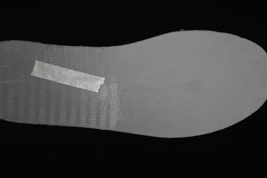 Close-up of the sneaker outsole