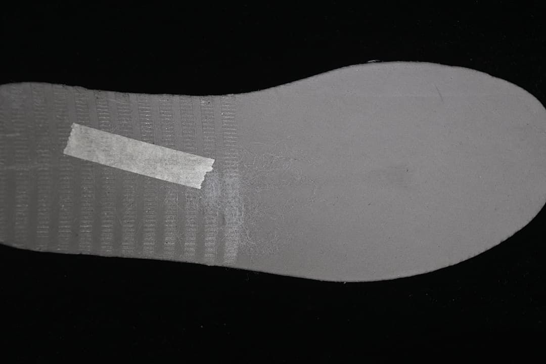 Close-up of the sneaker outsole