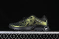 Side view of a black and metallic olive Salomon XT-Whisper Void trail shoe