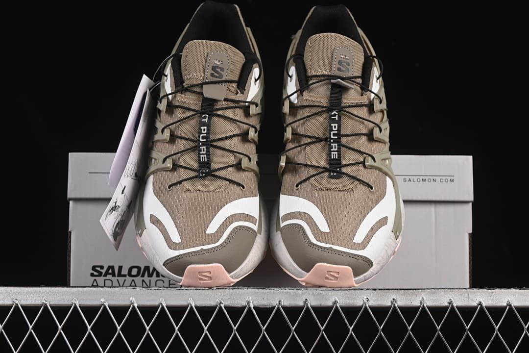 Front view of the pair with the shoebox behind them