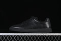 Side view of a black ECCO low-top lace-up sneaker