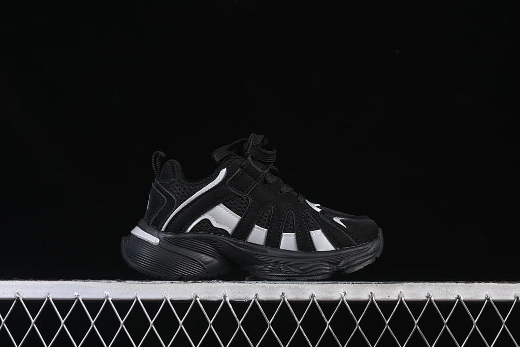 Side profile showing the layered upper and outsole