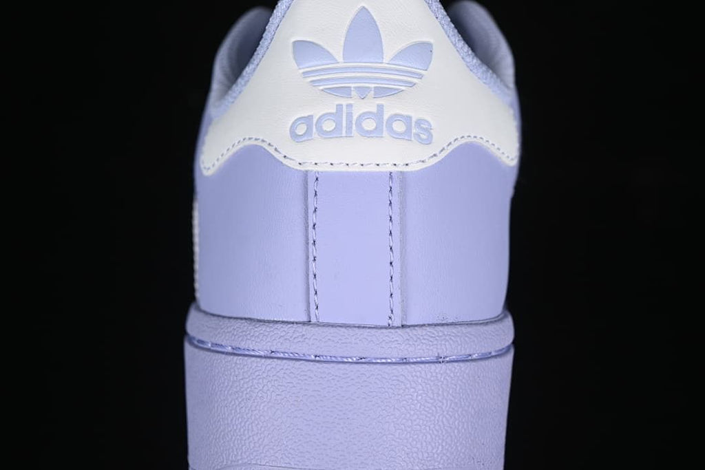 Rear view of the sneaker showing the heel tab and platform-style sole