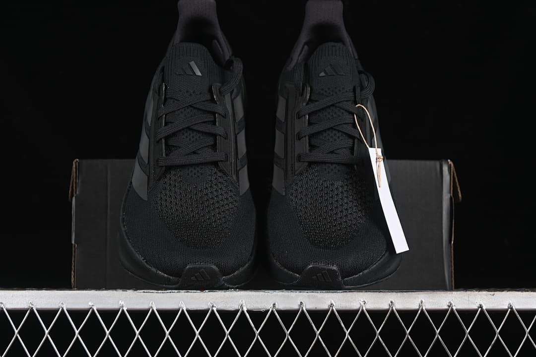 Front view of the pair showing the toe shape and lacing