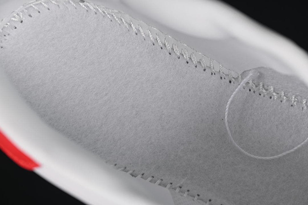 Close-up of stitching and interior lining
