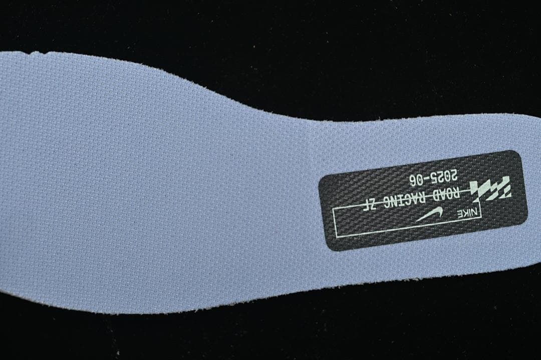 Close-up of insole label with Nike branding