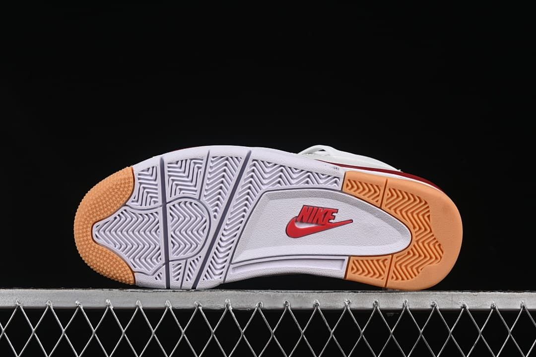 Underside view showing the patterned outsole