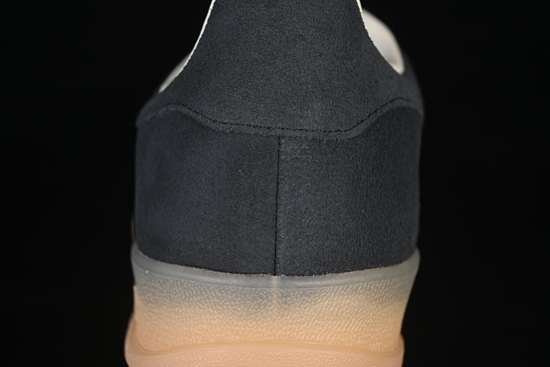 Rear view showing the black heel and gum-colored outsole.