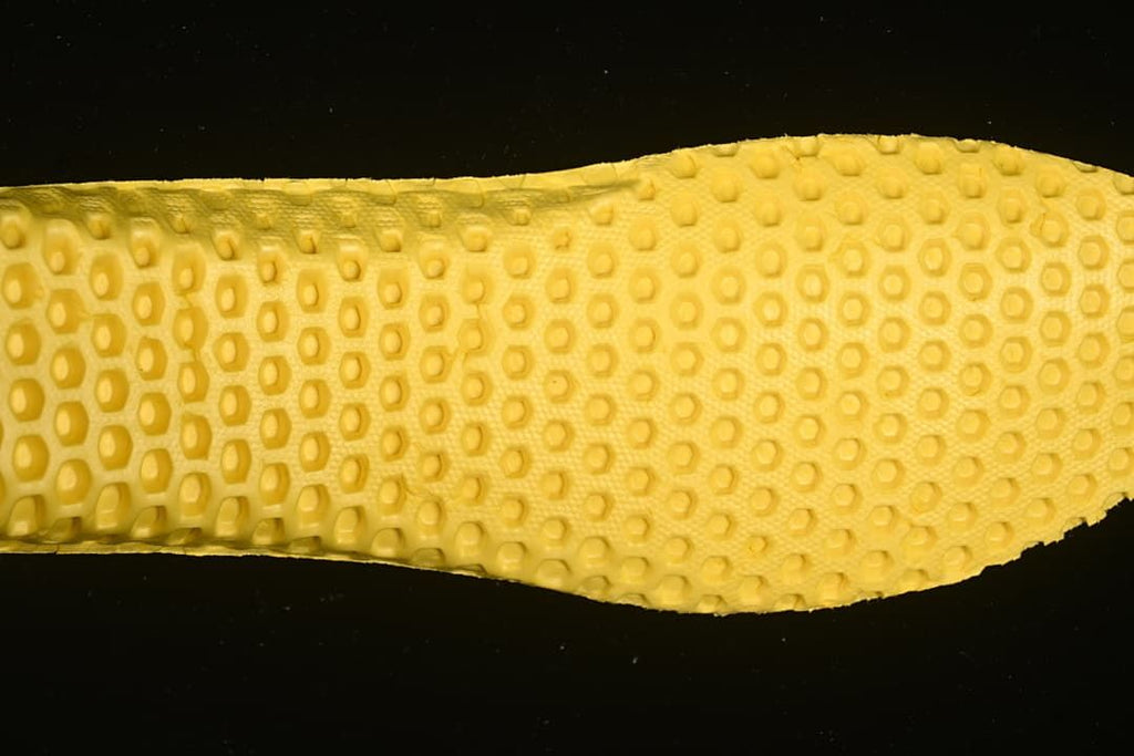 Close-up of the sneaker outsole surface
