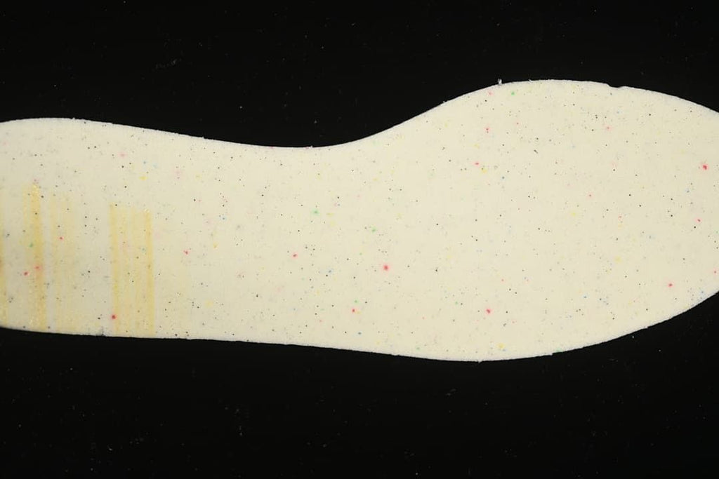 Light-colored insole shown separately