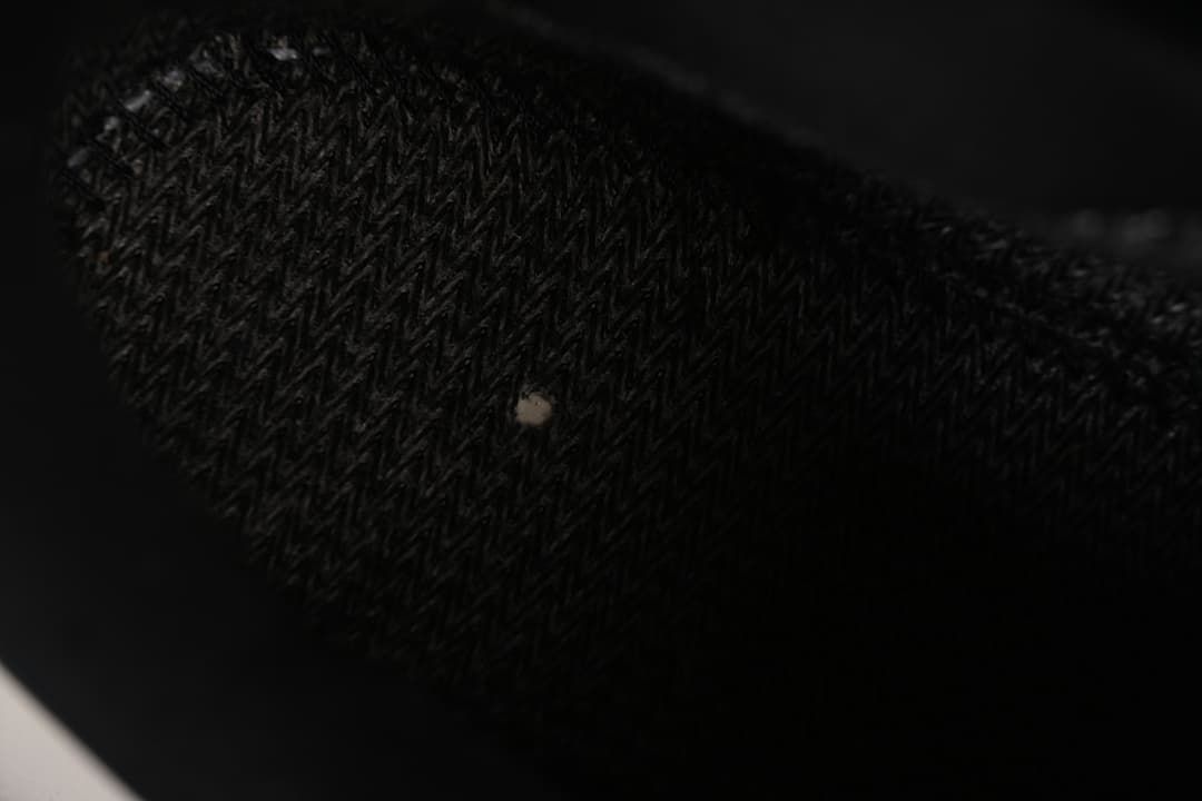Close-up of the textured interior lining.
