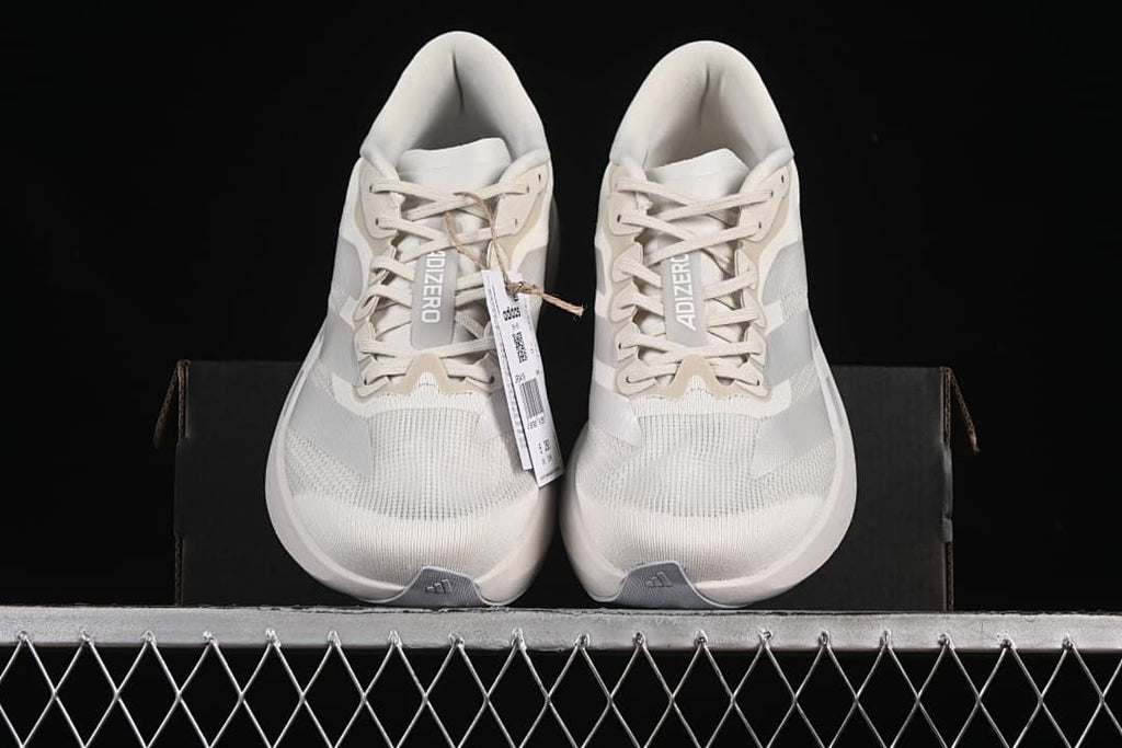 Front view of the pair resting on the shoebox