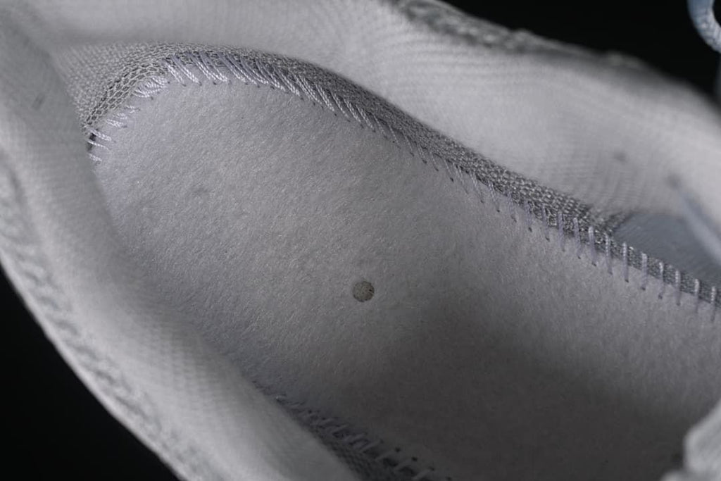 Close-up of the interior lining and stitching