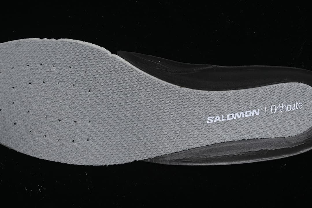 Close-up of a Salomon Ortholite-branded insole