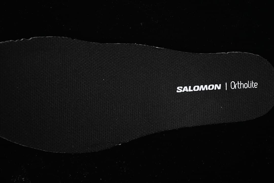 Black Salomon Ortholite-branded insole