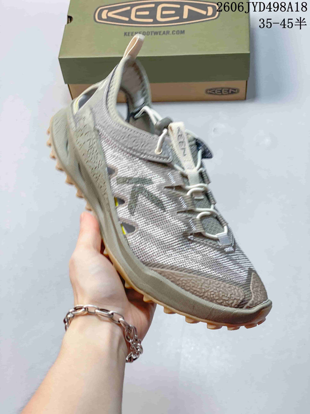 Angled side view of a KEEN Jasper Rocks SP sneaker