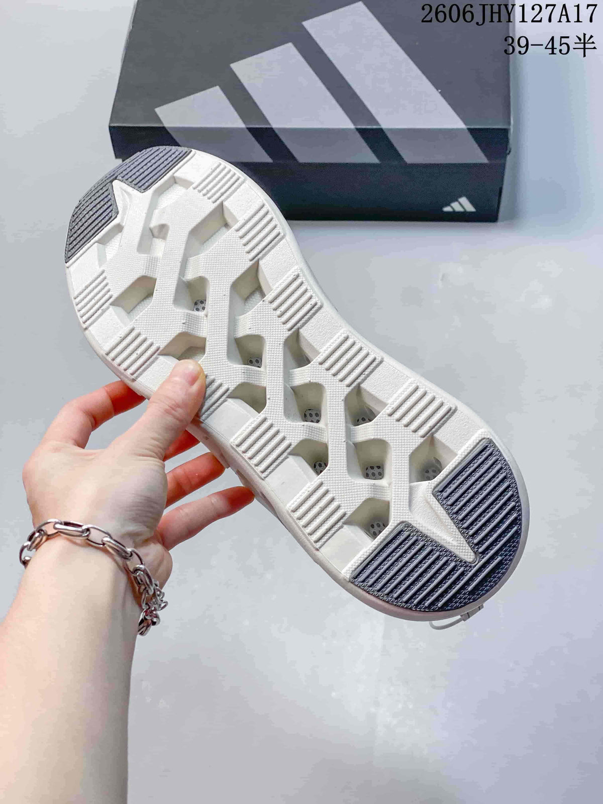 Underside of the Adidas Climacool Ventage sneaker showing its segmented outsole
