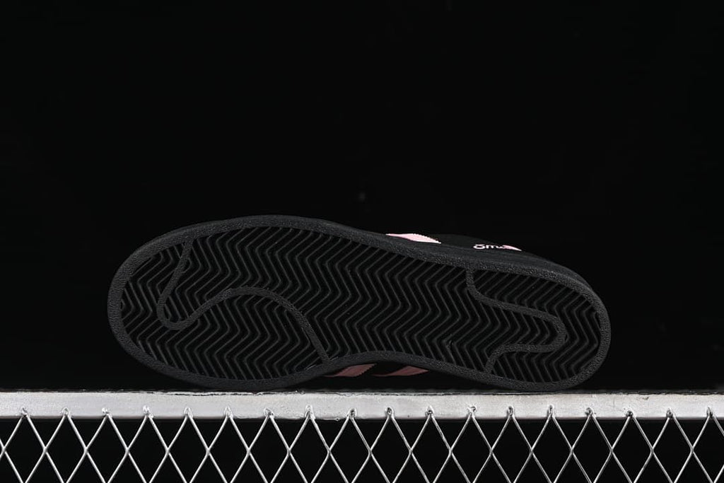 Underside view showing the black outsole tread