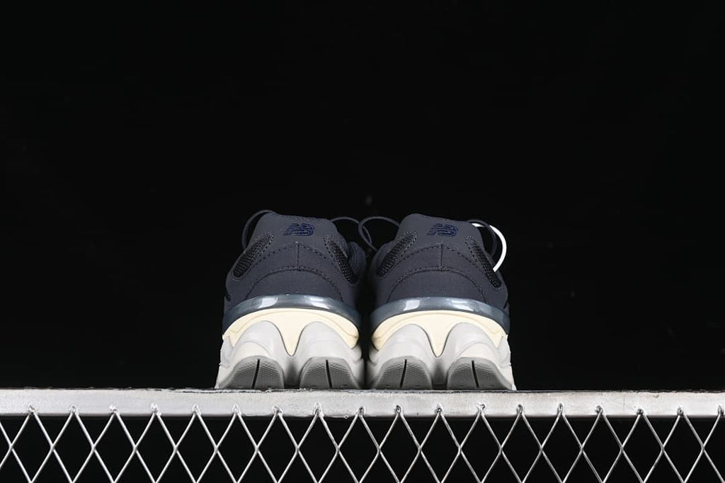 Rear view of both sneakers