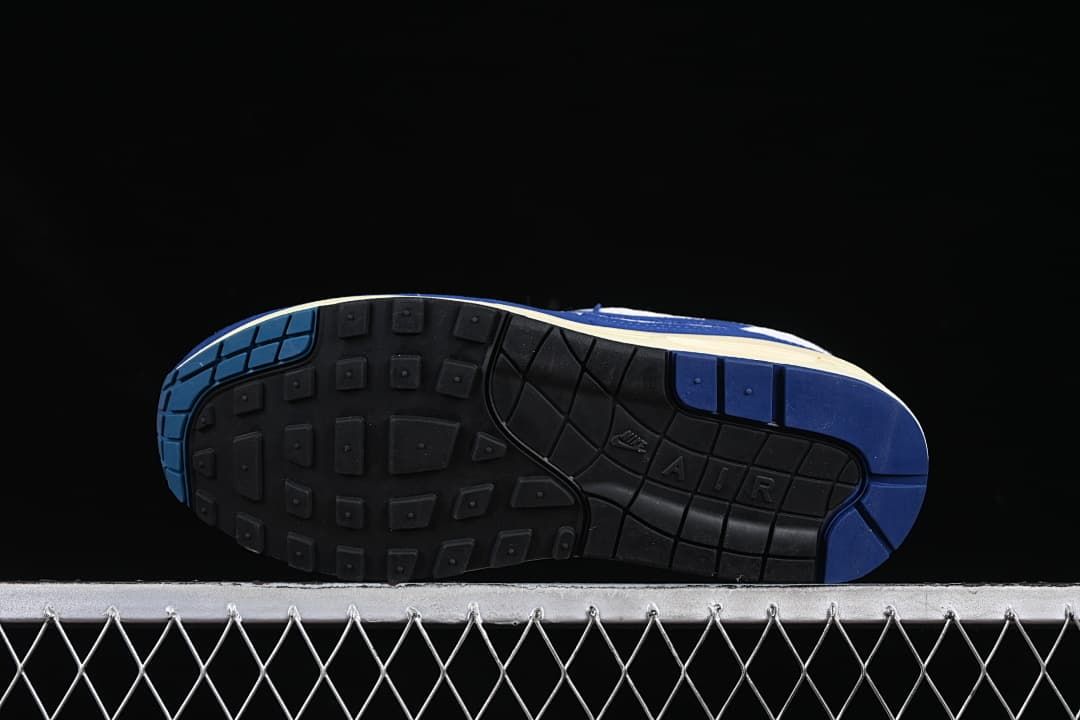 Underside view showing the patterned outsole