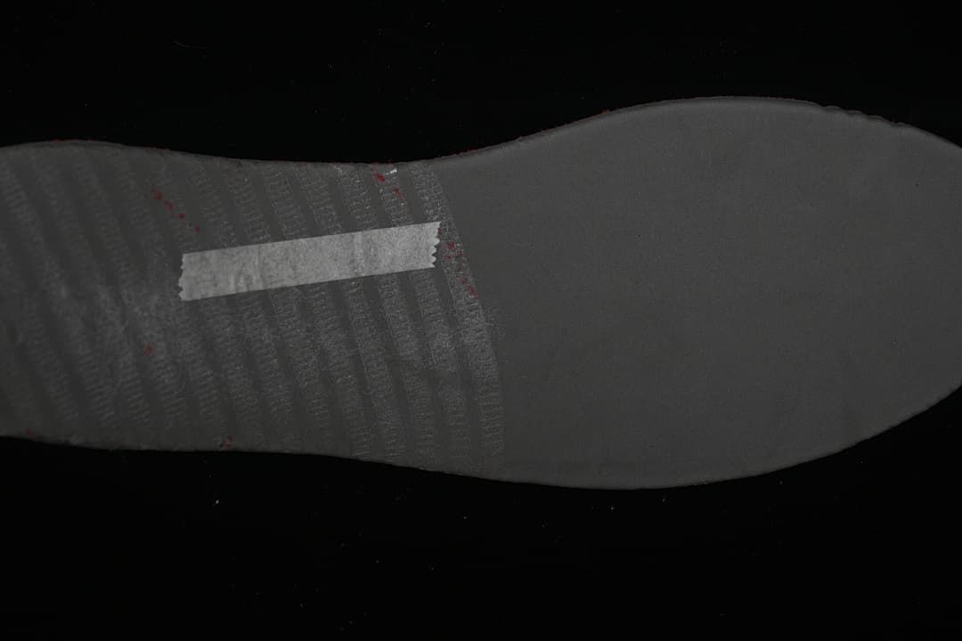 Close-up of the sneaker outsole