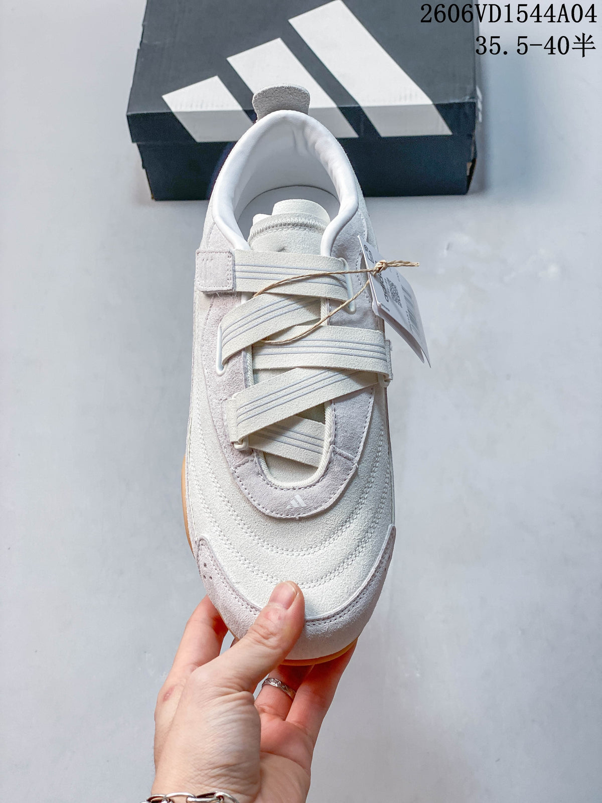 Top view of the adidas Urban Reverie sneaker showing its wide crossover straps