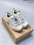 Off-white Salomon XA Pro 3D Amphib shoes displayed on a branded box
