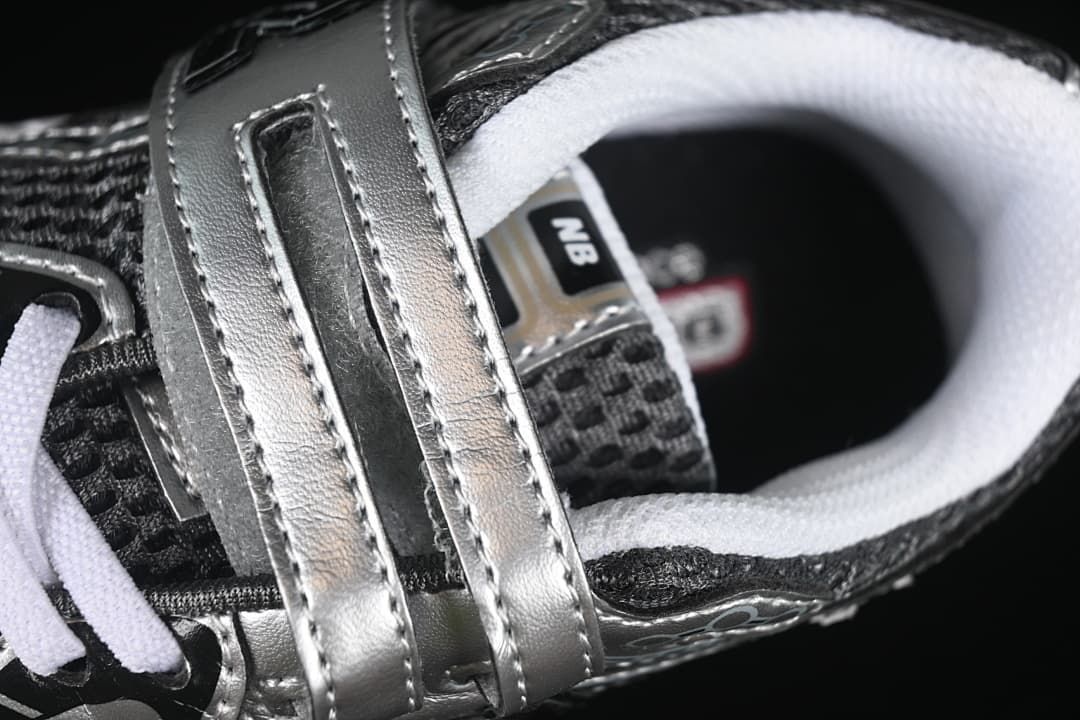 Close-up of the silver hook-and-loop strap and upper