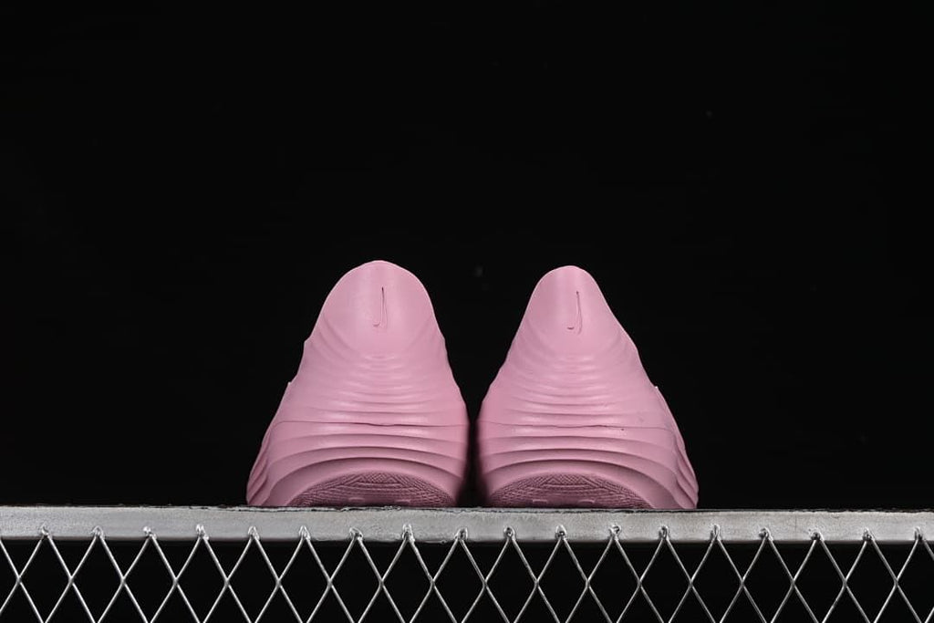 Rear view of the pair showing the sculpted heels.